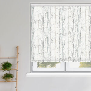 Swedish Birch Silver Roller Blind