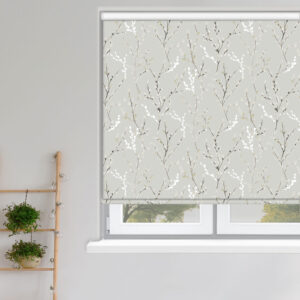 Willow Birch White Blackout Roller Blind