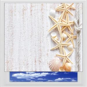 Seashells Digitally Printed Photo Roller Blind